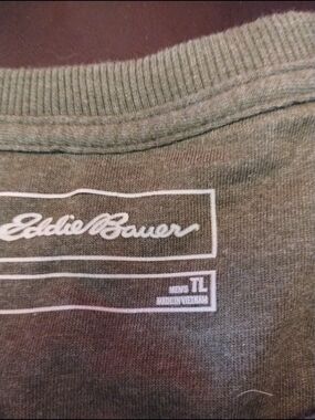 Eddie Bauer Men's Tee - Olive Green